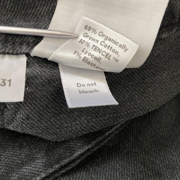 NWT Reformation Kayo High Rise Skinny Jean Black Erie Wash Charcoal Women's 31 - Picture 10 of 10